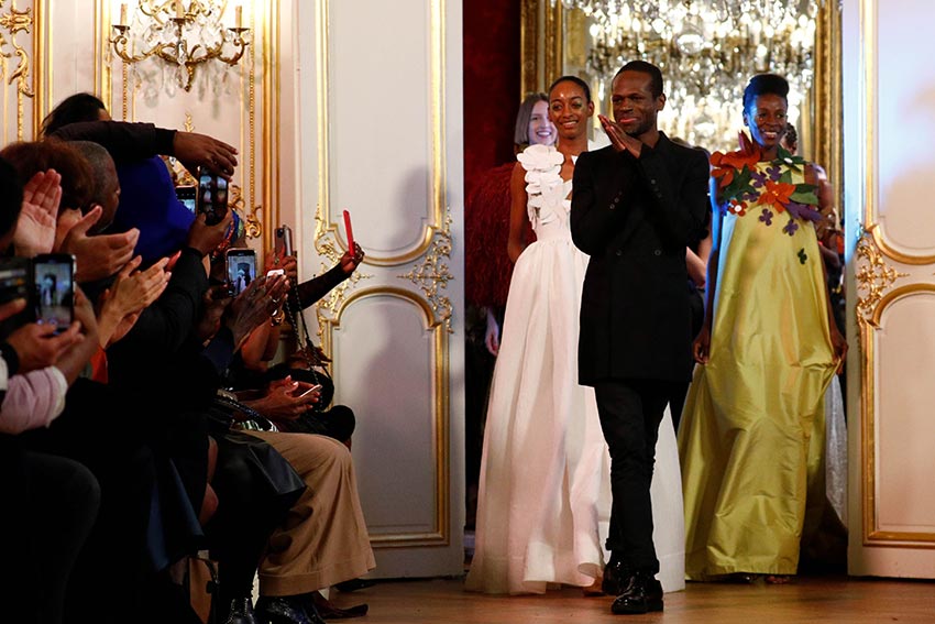Ayissi finally hits Paris Haute Couture in style