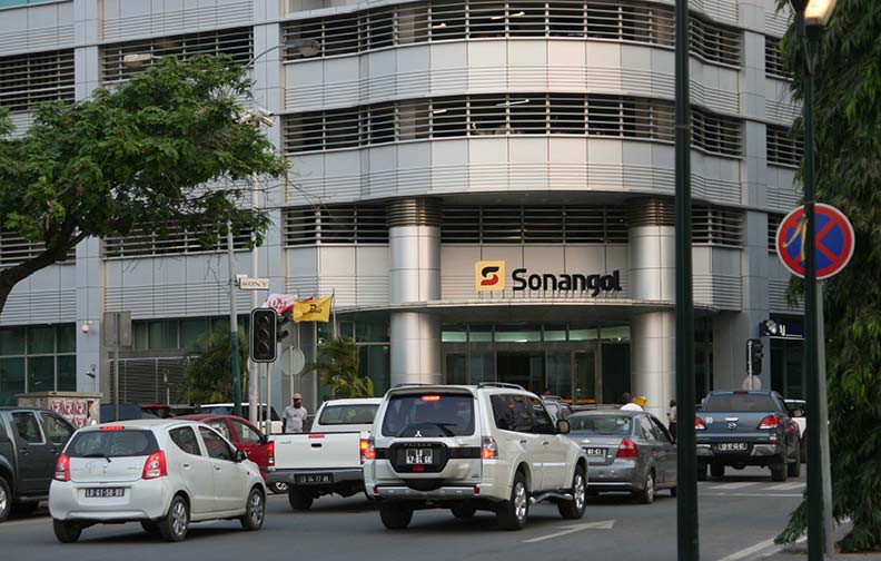 The head office of Angola’s state oil company, Sonangol, in Luanda.