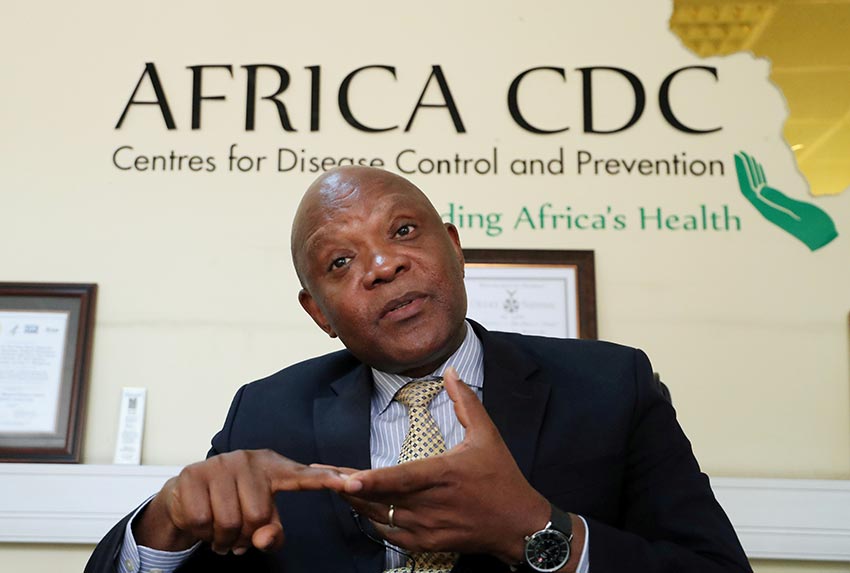 John Nkengasong, director of the Africa Centres for Disease Control and Prevention, says African countries are being “elbowed out” of the market for COVID-19 testing equipment and vaccines.