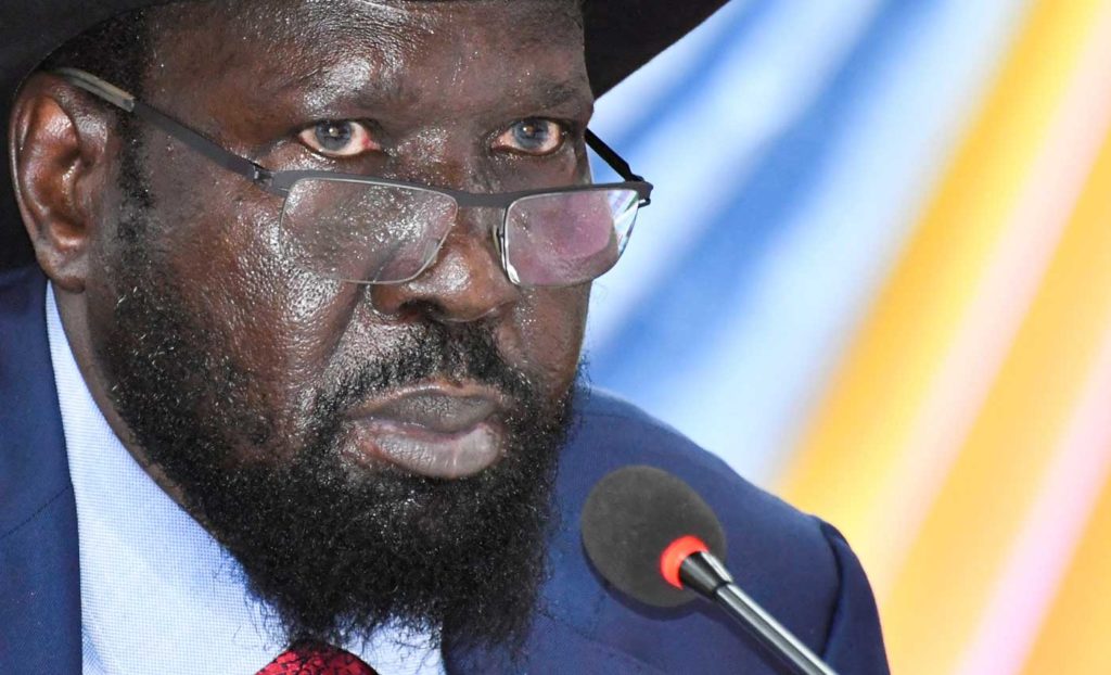 South Sudan’s President Salva Kiir. He mortgaged much of the country’s future oil exports during the civil war, and his loyalists purloined large amounts of the oil revenue it received.