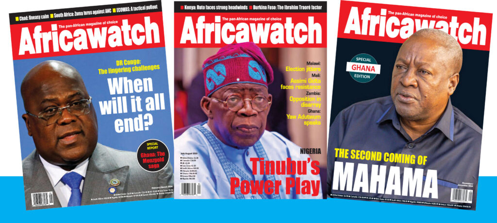 africa watch magazine covers