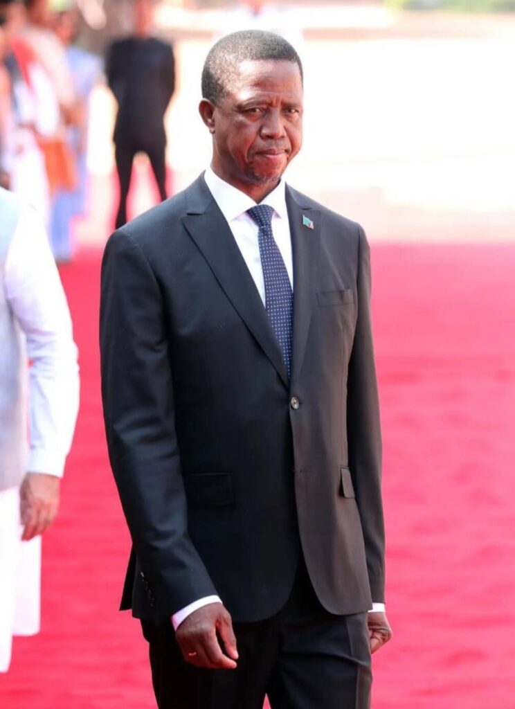 Former Zambian President Edgar Lungu