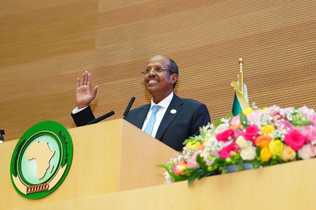 Mahamoud Ali Youssouf from Djibouti, chairperson of the African Union Commission. Over the last decade, the AU’s role in conflict resolution and peacekeeping actions has largely faded, supplanted by regional groups and countries from outside the continent.