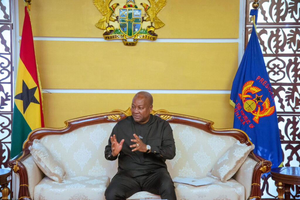 President Mahama says Ghana’s progress toward a more stable economy “is not a matter of good fortune,” but “outcomes of deliberate choices.” By curbing reckless borrowing and wasteful spending, he says, his government has built “a strong foundation for translating stability into jobs, growth, and shared prosperity, which is the next focus of my administration.”  