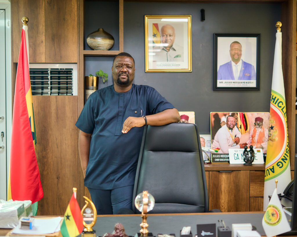 Julius Neequaye Kotey, the 38-year-old head of Ghana’s Driver and Vehicle Licensing Authority, began keeping some offices open 24 hours a day to clear up a backlog of 440,000 applications for drivers’ licenses.