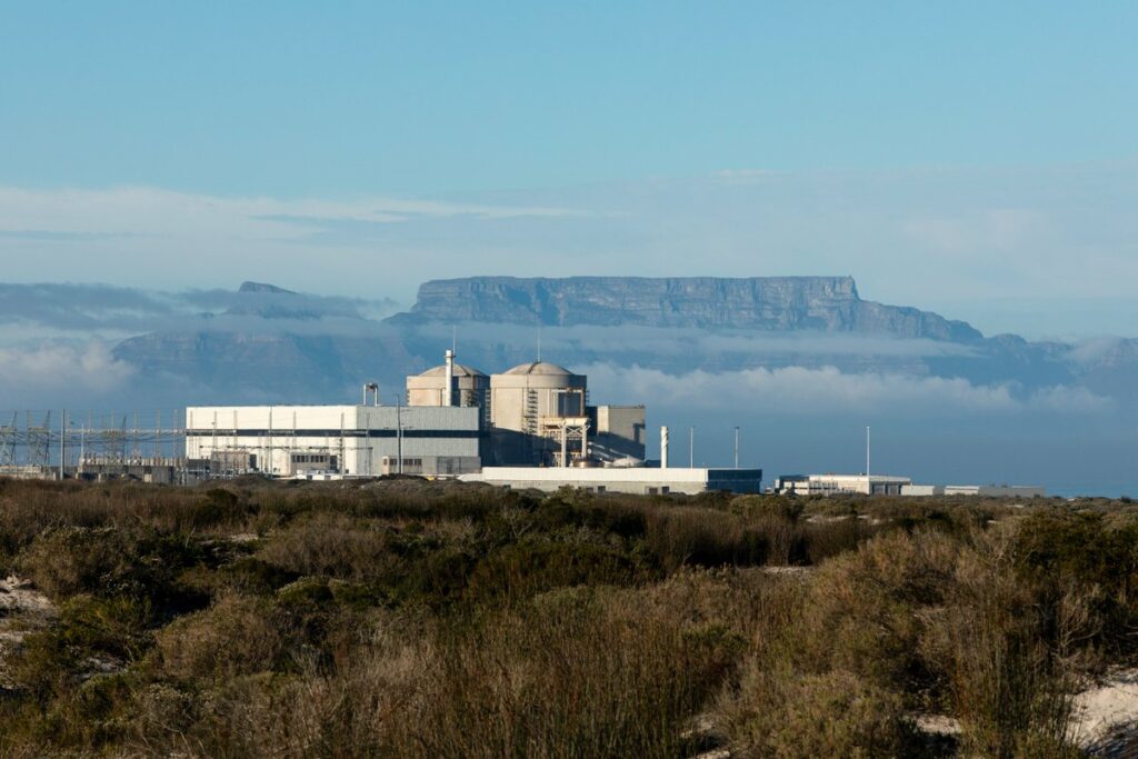 South Africa’s Koeberg nuclear power station on the outskirts of the city of Cape Town.