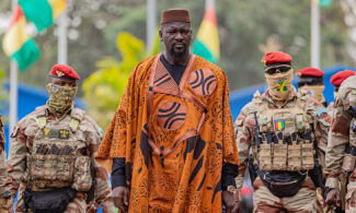 President Doumbouya, widely believed to be in poor health, rarely appears in public.President Doumbouya, widely believed to be in poor health, rarely appears in public.