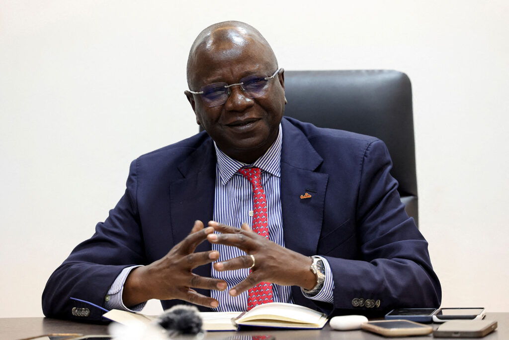 Mines Minister Bouna Sylla