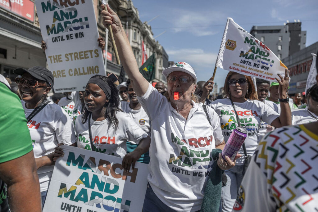 Anti-immigrant marches in South Africa have often been followed by attacks on immigrants, including looting their businesses and destroying their homes.